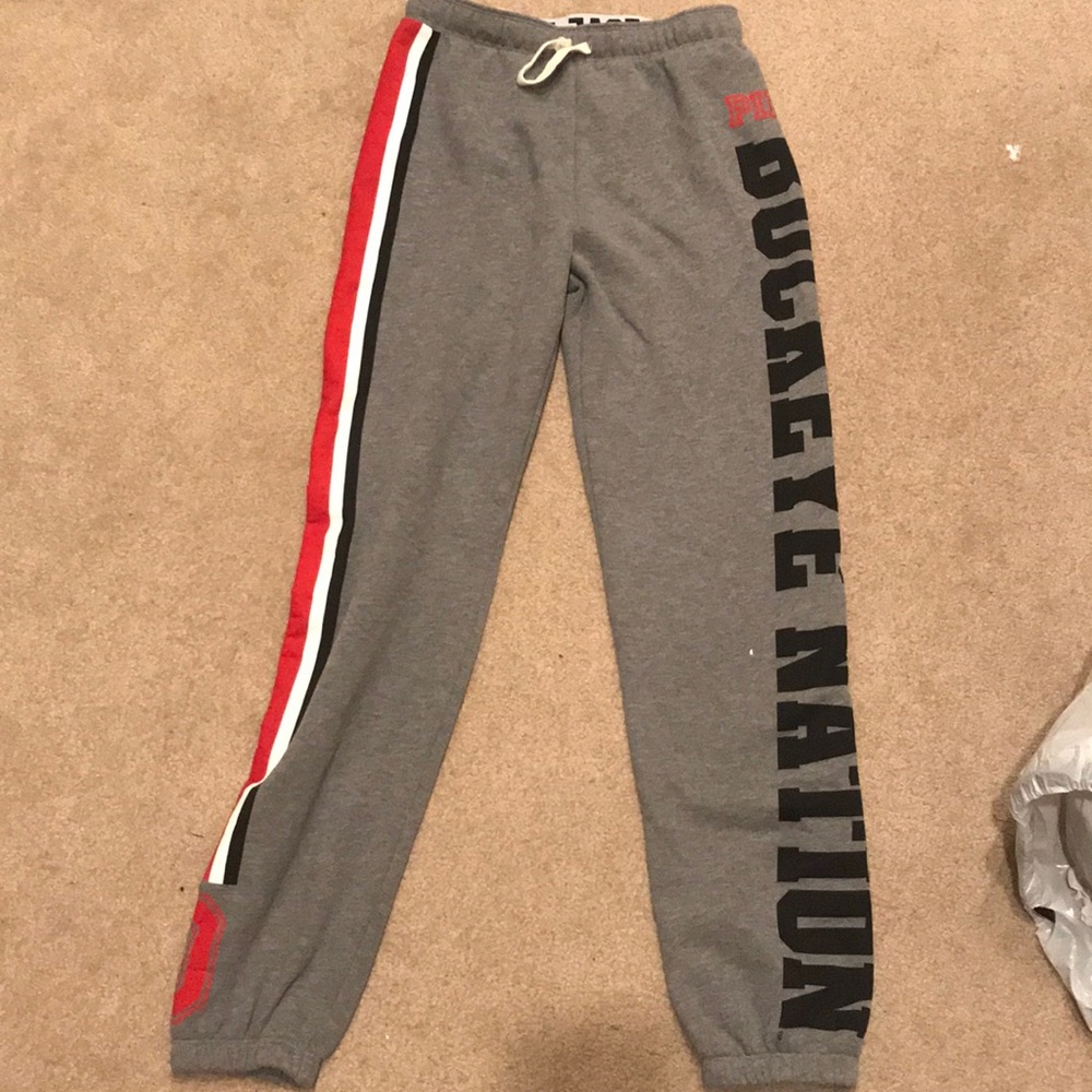 OHIO STATE BUCKEYES VS PINK SWEATPANTS XS
